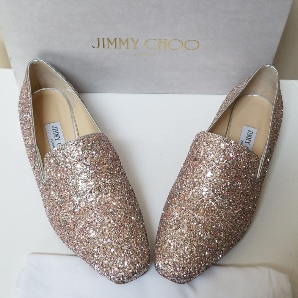 Jimmy Choo Glitter Loafer size 40